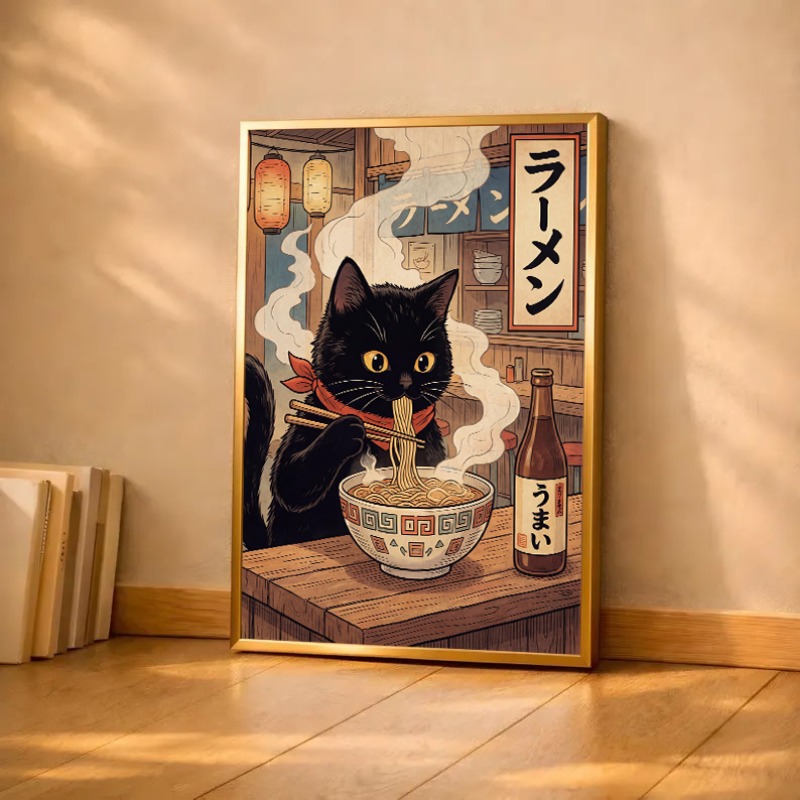 โปสเตอร์ภาพวาดบนผ้าใบลายอาหารญ - Japanese Lifestyle And Food บทวิจารณ์และราคา