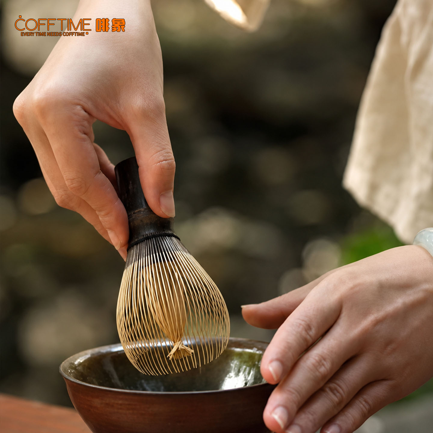 COFFTIME ไม้ตีชาเขียว 100 ซี่  - Bamboo Whisk Chasen บทวิจารณ์และราคา